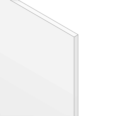 63-100-W MODULAR SOLUTIONS PVC PANEL 1/4" X 48" X 96", WHITE